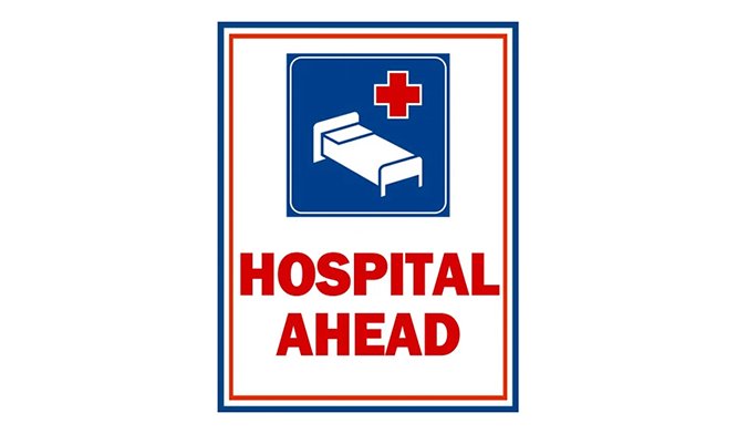High-Quality Hospital Sign Board – Durable & Clear Medical Signage